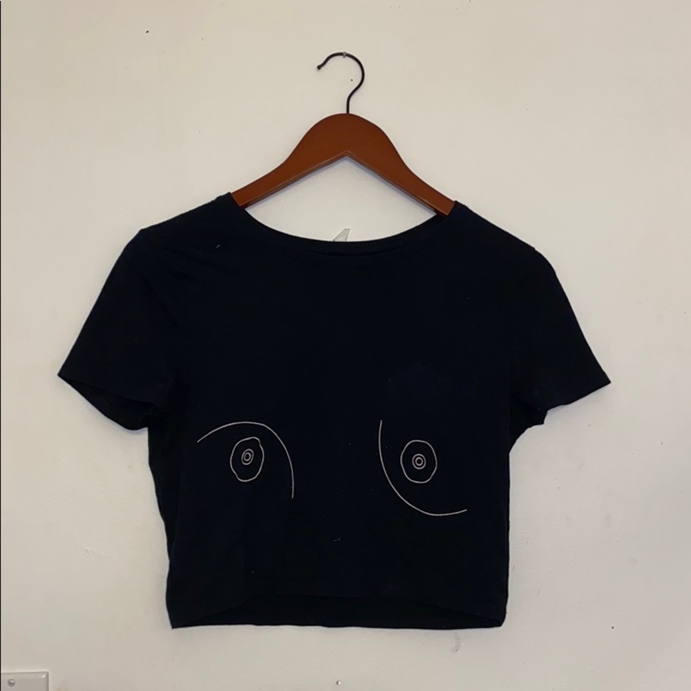 Boobs Art Crop Top